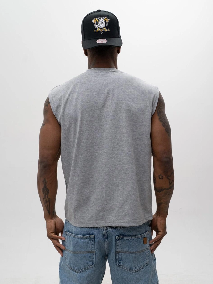 Koszulka męska tank top Jigga Wear Badge szara
