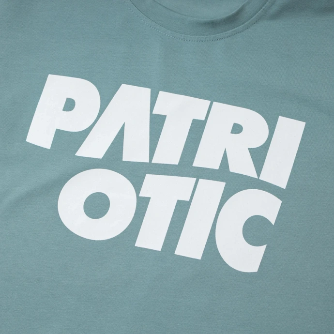 Koszulka męska T-shirt Patriotic CLS Wave turkusowa