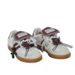 Buty sneakersy damskie Olavoga Anaty kremowo/bordowe