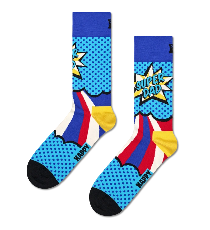 Skarpety Happy Socks 3-Pack Super Dad Socks Gift Set