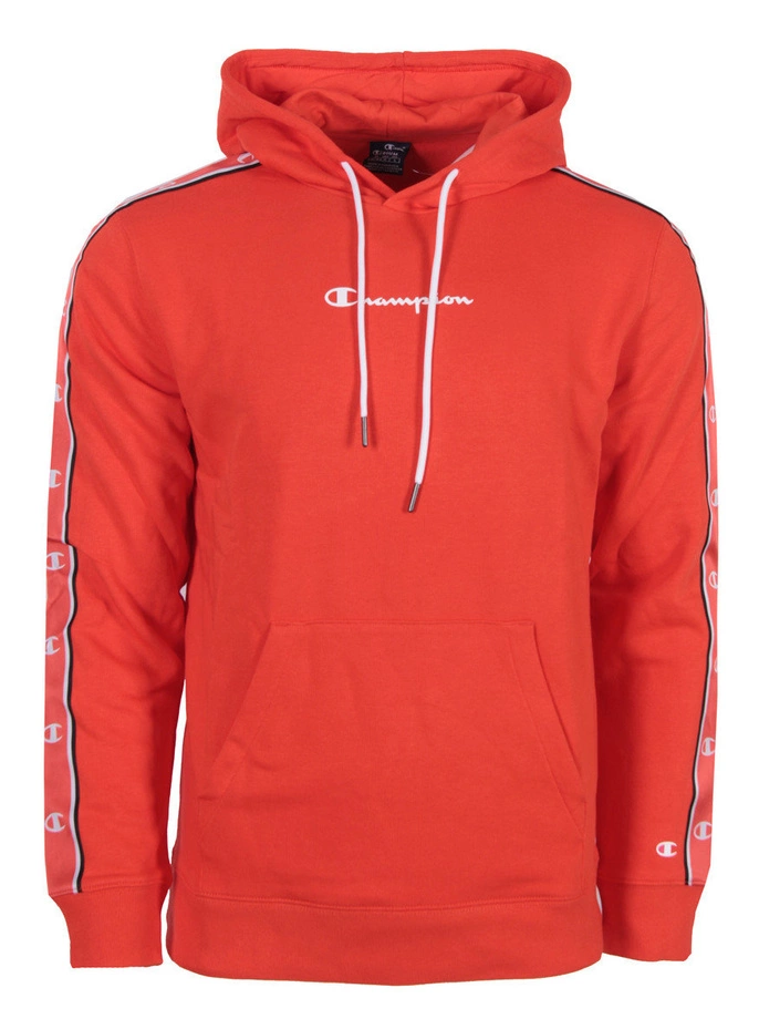 Bluza męska z kapturem Champion Lampas hooded pomarańczowa