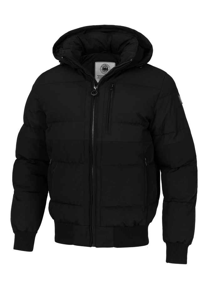 Kurtka zimowa męska Pit Bull Patton Hooded Jacket czarna