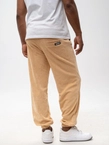Spodnie męskie sztruksowe Jogger Jigga Wear Cord beżowe