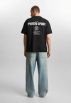 Koszulka męska t-shirt oversize Prosto Club czarna