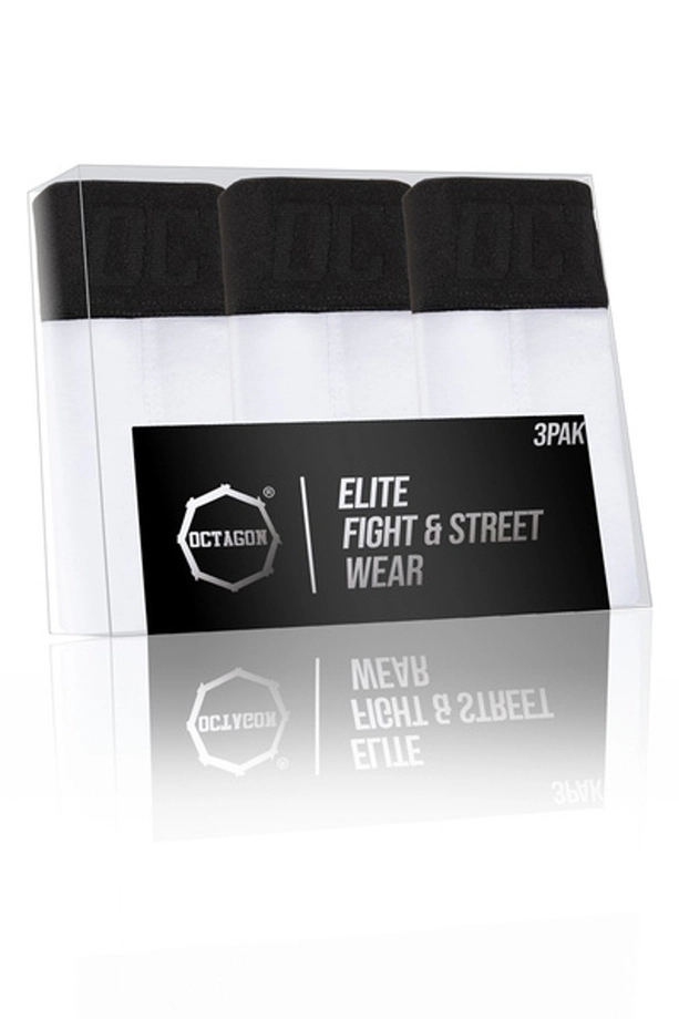 Bokserki męskie Octagon 3Pack white