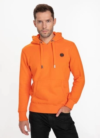 Bluza z kapturem Pit Bull Small Logo hooded orange