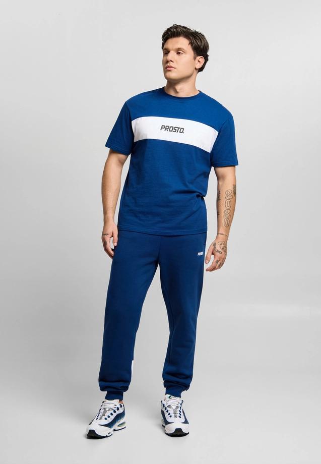 Koszulka męska t-shirt Prosto Root granatowa