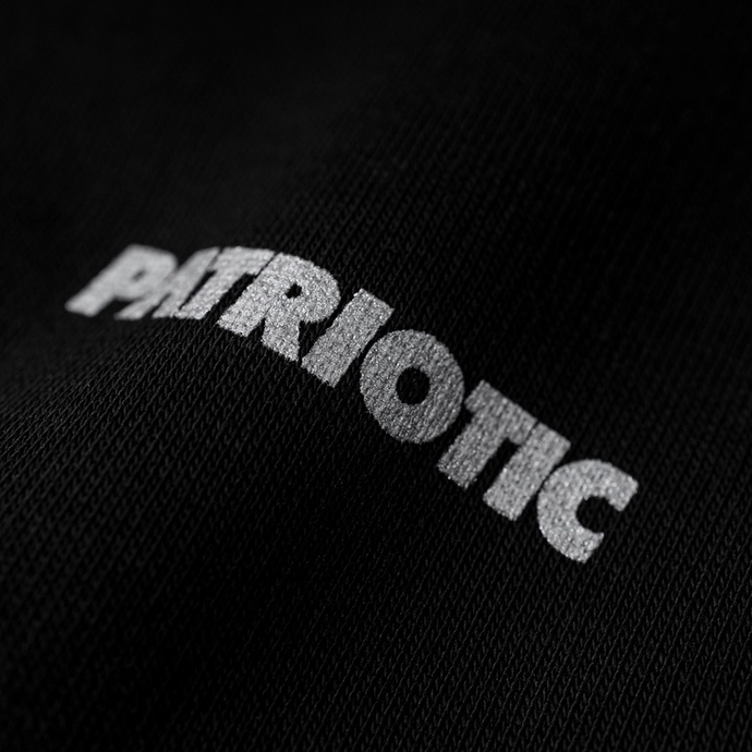 Bluza męska z kapturem Patriotic F-Steel czarna