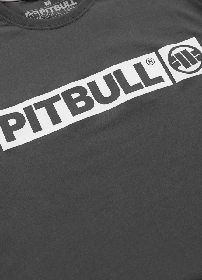 Koszulka męska T-Shirt Pitbull Hilltop grafitowa