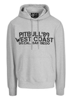Bluza męska z kapturem Pitbull Pit Bull Driving szara