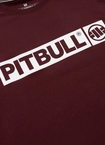 Koszulka męska T-Shirt Pit Bull Pitbull Hilltop 25 ciemno bordowa