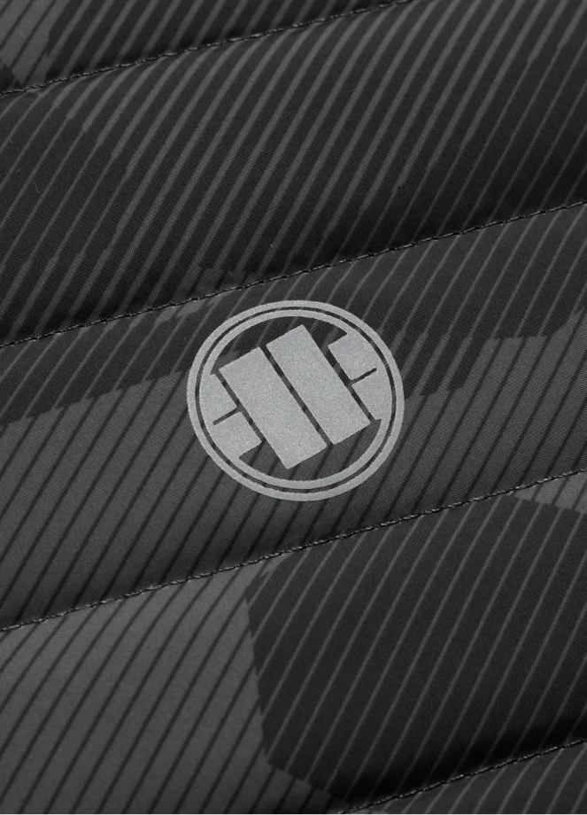 Bezrękawnik męski Kamizelka z kapturem Pit Bull Dillard czarny camo