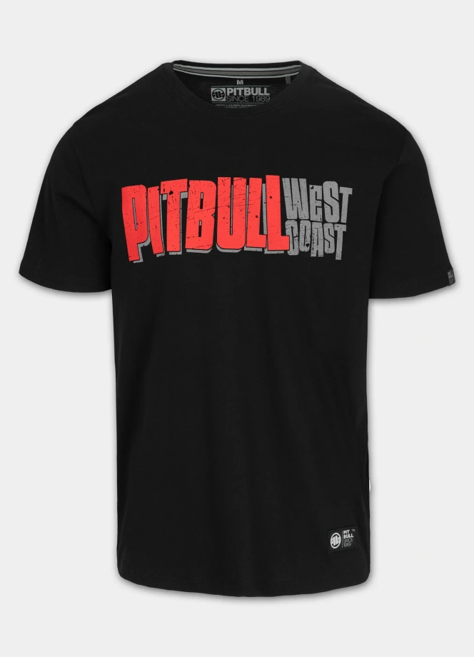 Koszulka męska T-Shirt Pit Bull Rebel Born czarna