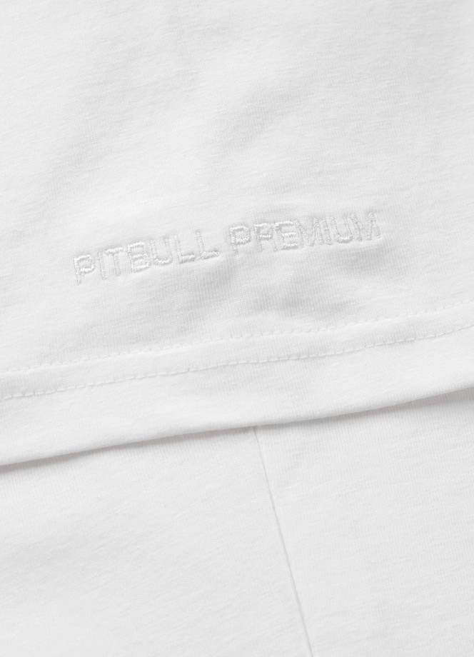 Koszulka męska T-Shirt Pit Bull Pitbull Classic Boxing 25 Slim Fit biała