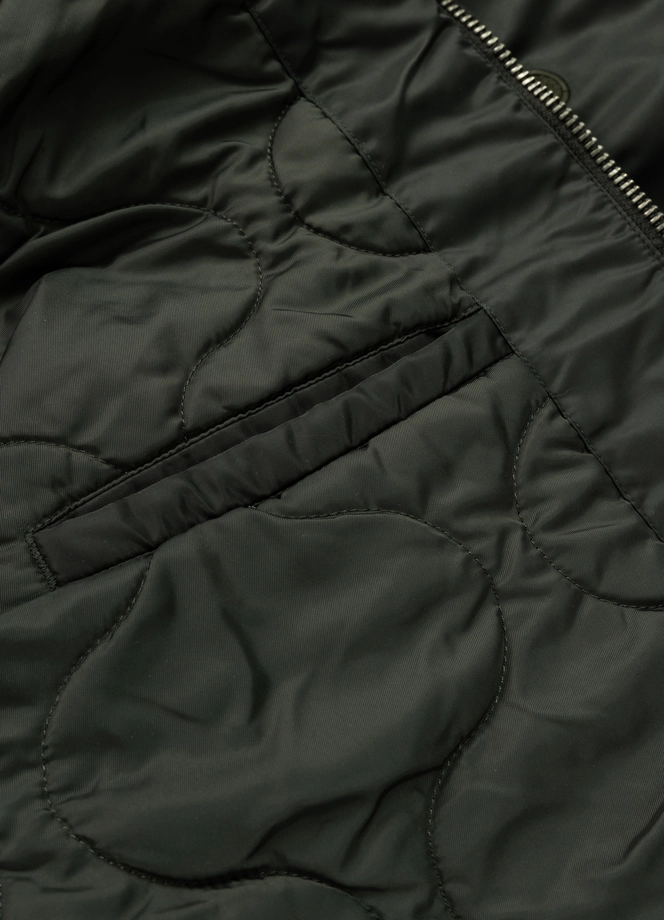 Kurtka męska przejściowa bejsbolówka Pit Bull Hacket zielona