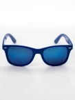 Okulary przeciwsłoneczne Jigga Wear White Name Wayfarer niebiesko/niebieskie