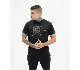 Koszulka męska t-shirt Street Autonomy AK czarna