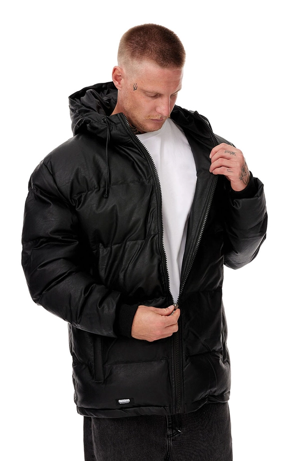 Kurtka zimowa Mass Denim Empire Leather czarna