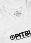 Koszulka Tank Top damski Pit Bull Pitbull R biała