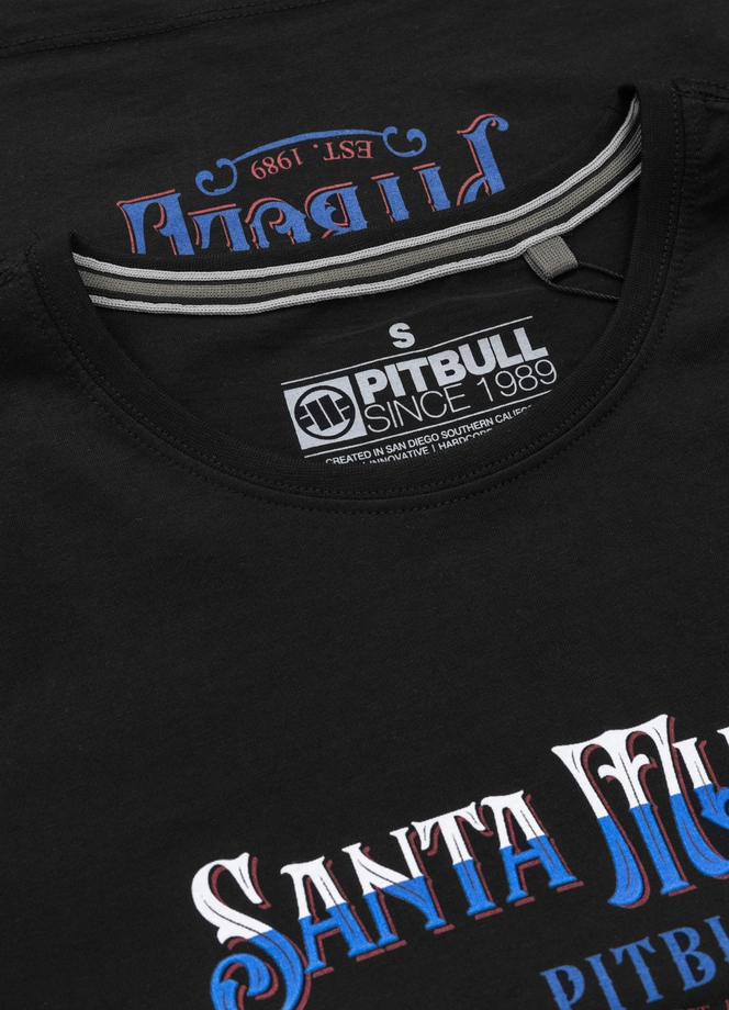 Koszulka damska T-shirt Pit Bull Santa Muerte Blue czarna