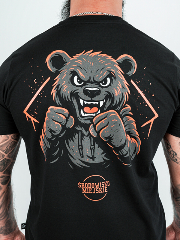 Koszulka męska t-shirt Środowisko Miejskie Bear Guard czarna