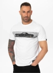 Koszulka męska T-Shirt Pit Bull Pitbull Devil's Deville biała