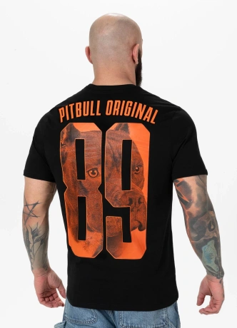 Koszulka męska T-Shirt Pitbull Eighty Nine Dog czarna