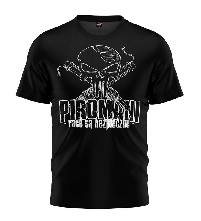 Koszulka męska T-shirt Public Enemy Piromani czarna