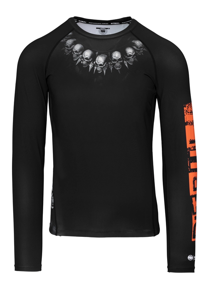 Koszulka męska rashguard Pitbull Longsleeve Blacky czarna
