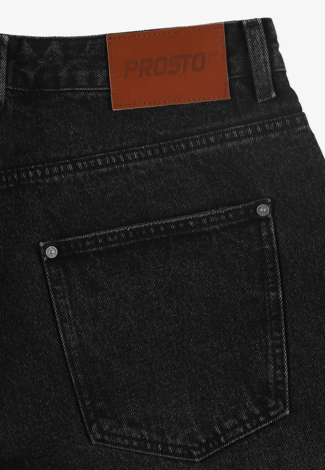 Spodnie męskie Jeans Regular Prosto Bunker grafitowe