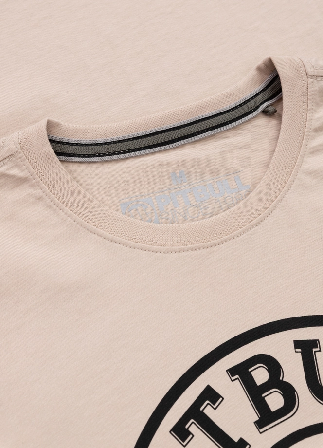 Koszulka męska T-Shirt Pit Bull Pitbull San Diego CA ultra kremowa