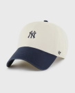 Czapka z daszkiem 47 Brand New York Yankees Base Runner Clean Up kremowa granatowa