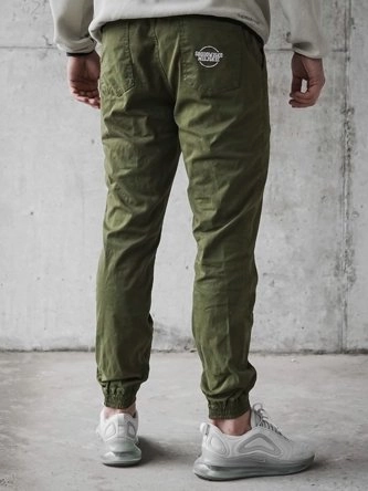 Spodnie jogger Środowisko Miejskie Classic Icon zielony