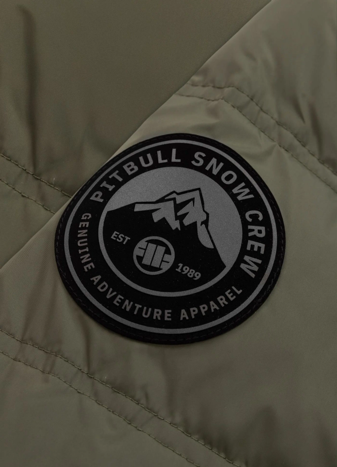 Kurtka zimowa męska parka Pit Bull Kingston II oliwkowa