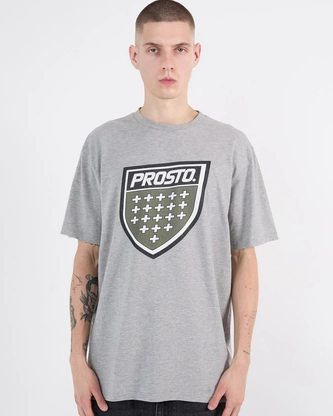 Koszulka męska t-shirt Prosto Infine szara