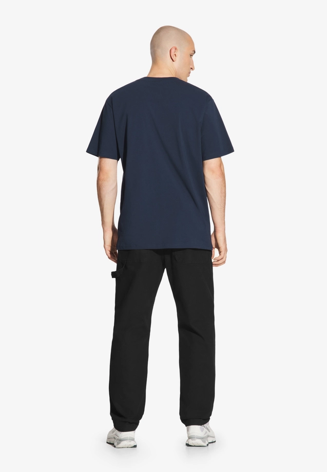 Koszulka męska t-shirt Prosto Collage granatowa