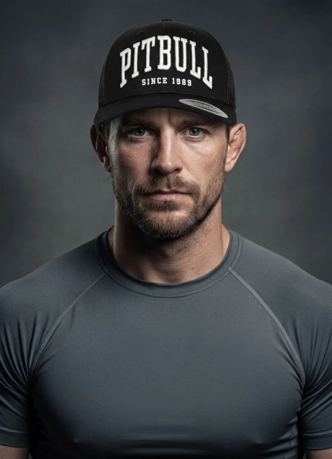 Czapka z daszkiem Snapback Trucker Pit Bull Pitbull Norton czarna