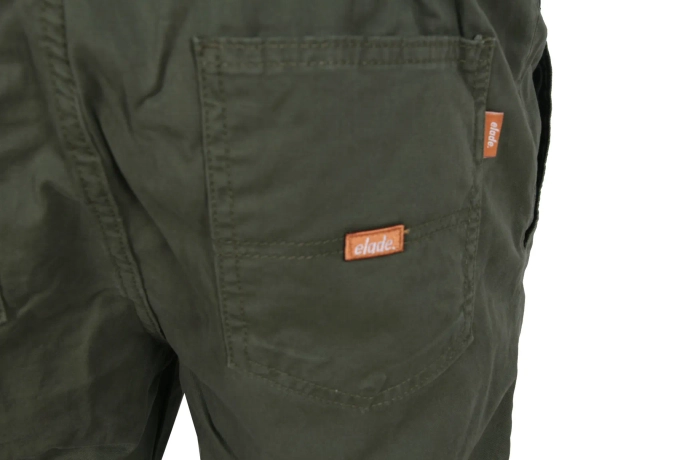 Spodnie materiałowe męskie jogger Elade zielone