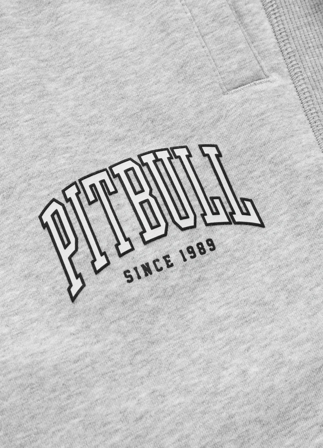 Spodenki szorty dresowe męskie Pitbull Badger szare