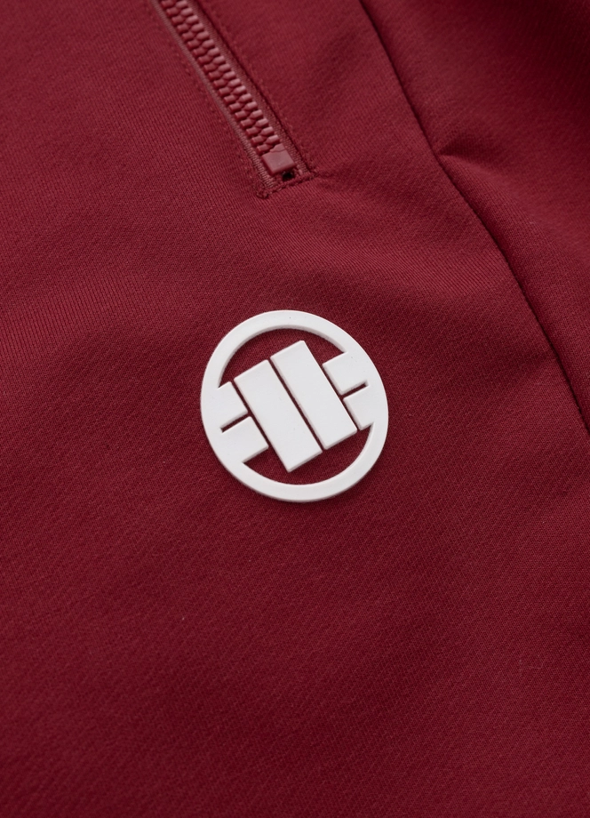 Spodenki szorty dresowe męskie Pitbull Nugget bordowe