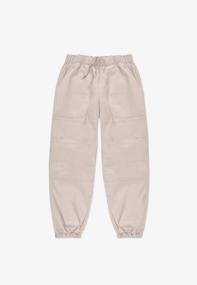 Spodnie męskie Jogger Jeans Baggy Prosto Slate beżowe