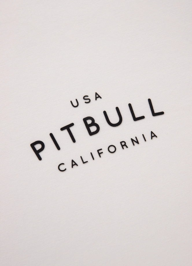 Bluza męska bez kaptura Pitbull Pit Bull Sampson biała