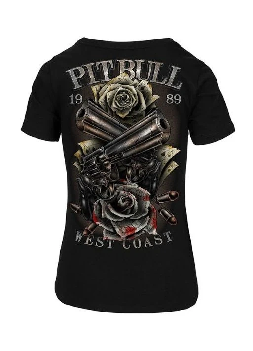 Koszulka t-shirt damska Pit Bull Player czarna