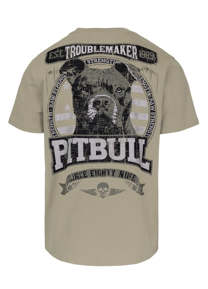 Koszulka męska T-Shirt Pitbull Troublemaker grey harbour