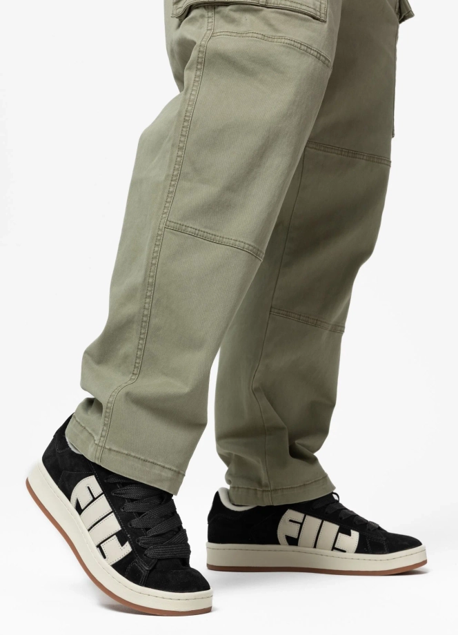 Buty sportowe sneakersy męskie Pit Bull Walker Logo czarne