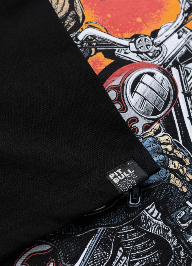 Koszulka męska T-Shirt Pit Bull Rebel Born czarna