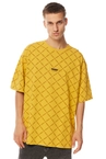 Koszulka męska t-shirt Mass Dnm Monogram żółta