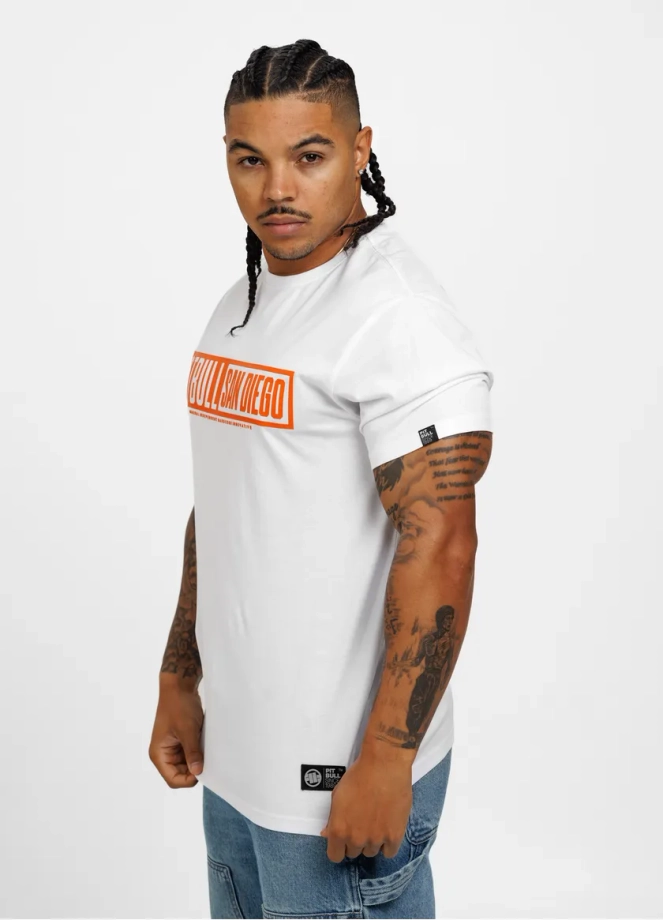 Koszulka męska T-Shirt Pit Bull Pitbull Eighty Nine Dog 25 biała