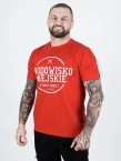 Koszulka męska t-shirt Środowisko Miejskie Theme czerwona