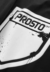 Koszulka męska t-shirt oversize Prosto Splash Shield czarna